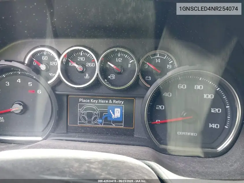 2022 Chevrolet Tahoe 2Wd Commercial Fleet VIN: 1GNSCLED4NR254074 Lot: 42524415