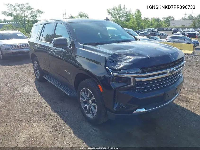 2023 Chevrolet Tahoe 4Wd Lt VIN: 1GNSKNKD7PR396733 Lot: 42590086
