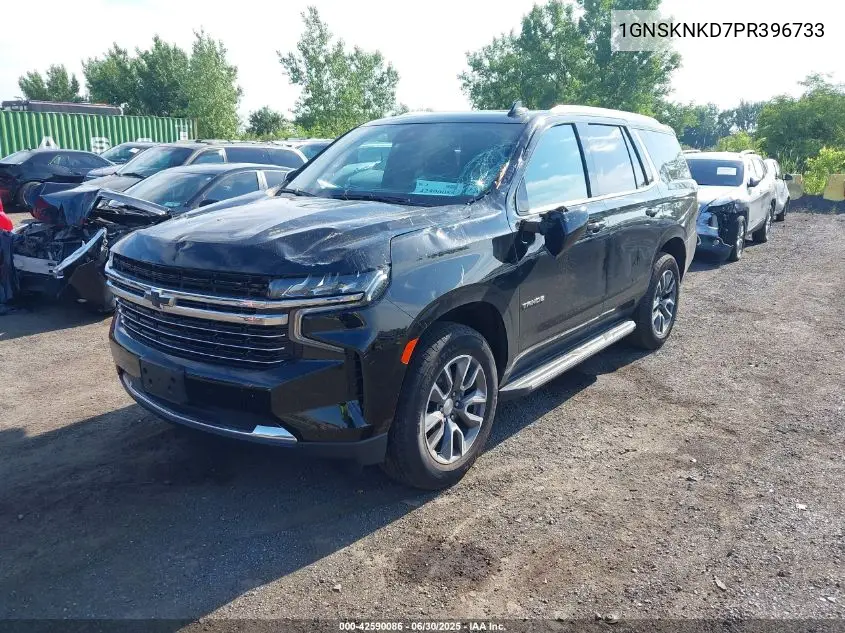 2023 Chevrolet Tahoe 4Wd Lt VIN: 1GNSKNKD7PR396733 Lot: 42590086