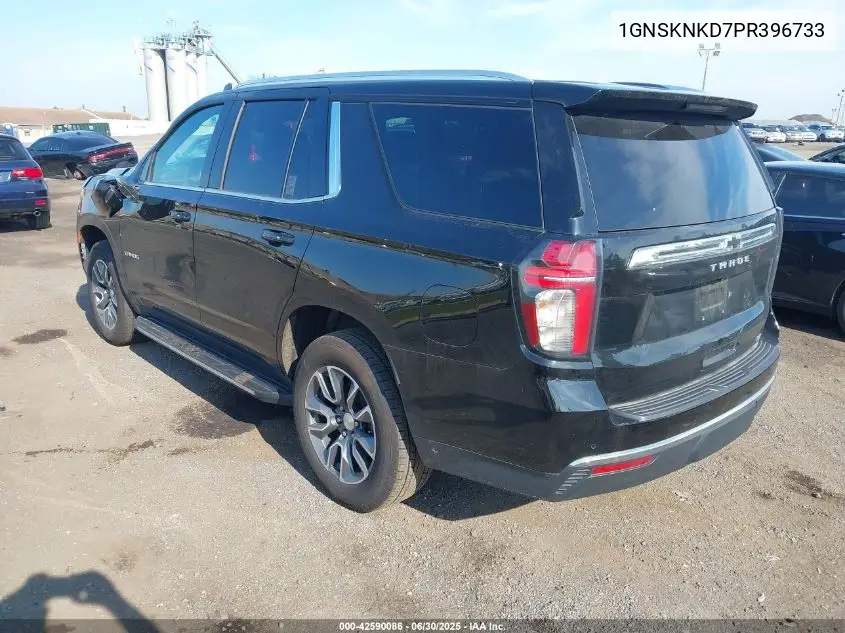 2023 Chevrolet Tahoe 4Wd Lt VIN: 1GNSKNKD7PR396733 Lot: 42590086