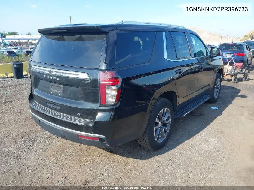 2023 Chevrolet Tahoe 4Wd Lt VIN: 1GNSKNKD7PR396733 Lot: 42590086