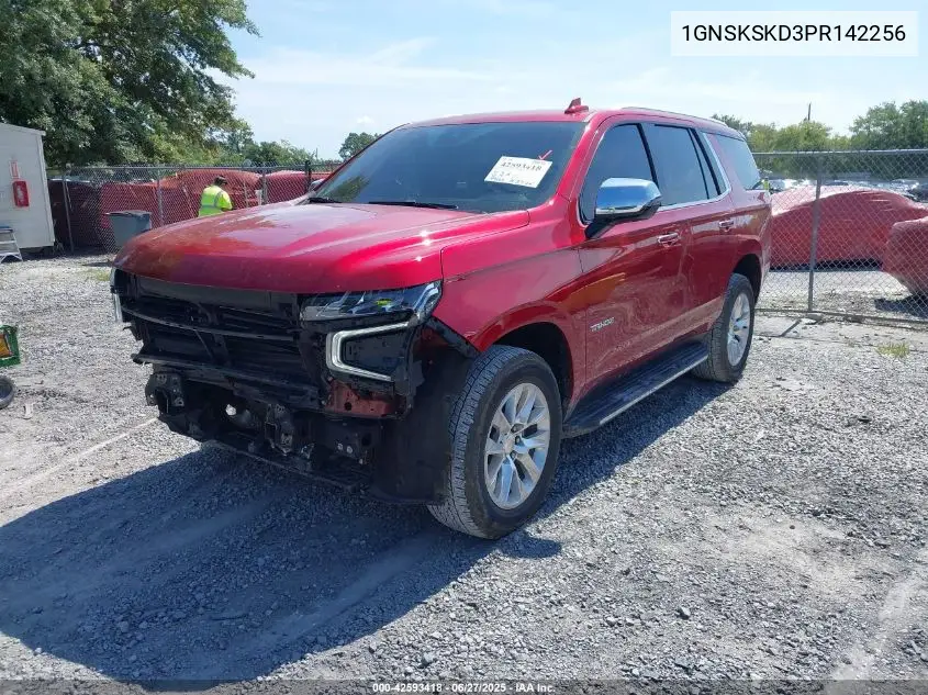 2023 Chevrolet Tahoe 4Wd Premier VIN: 1GNSKSKD3PR142256 Lot: 42593418