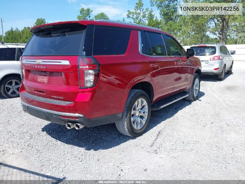 2023 Chevrolet Tahoe 4Wd Premier VIN: 1GNSKSKD3PR142256 Lot: 42593418