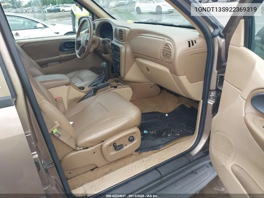 2002 Chevrolet Trailblazer Lt VIN: 1GNDT13S922369319 Lot: 42224037