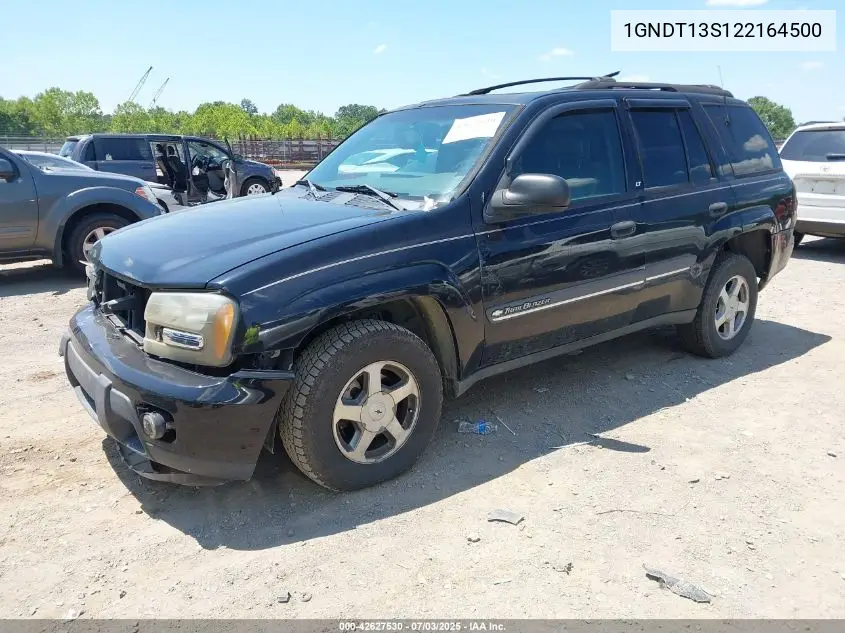 2002 Chevrolet Trailblazer Lt VIN: 1GNDT13S122164500 Lot: 42627530