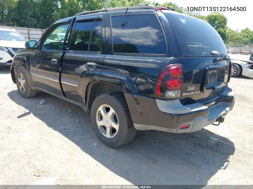 2002 Chevrolet Trailblazer Lt VIN: 1GNDT13S122164500 Lot: 42627530