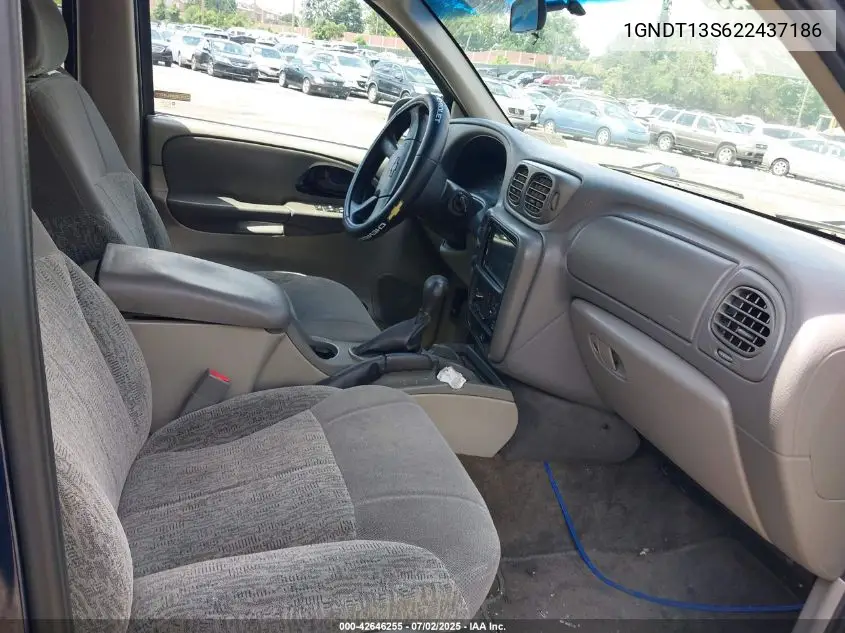2002 Chevrolet Trailblazer Ls VIN: 1GNDT13S622437186 Lot: 42646255