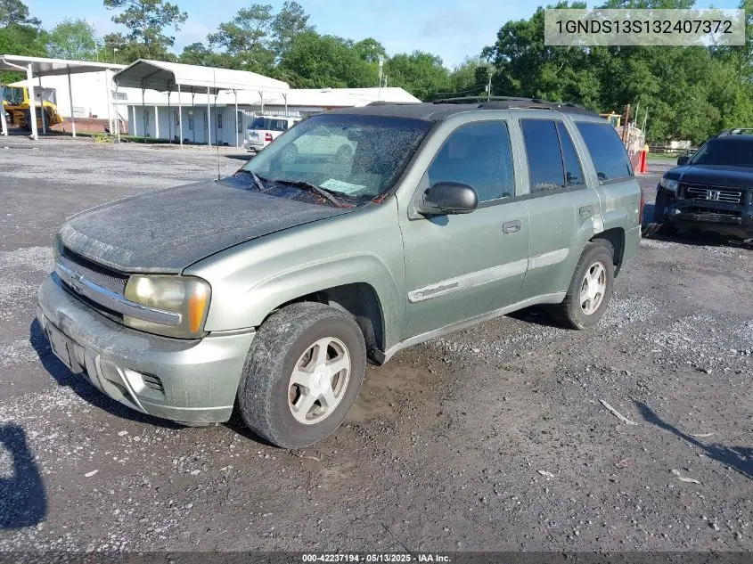 2003 Chevrolet Trailblazer Ls VIN: 1GNDS13S132407372 Lot: 42237194
