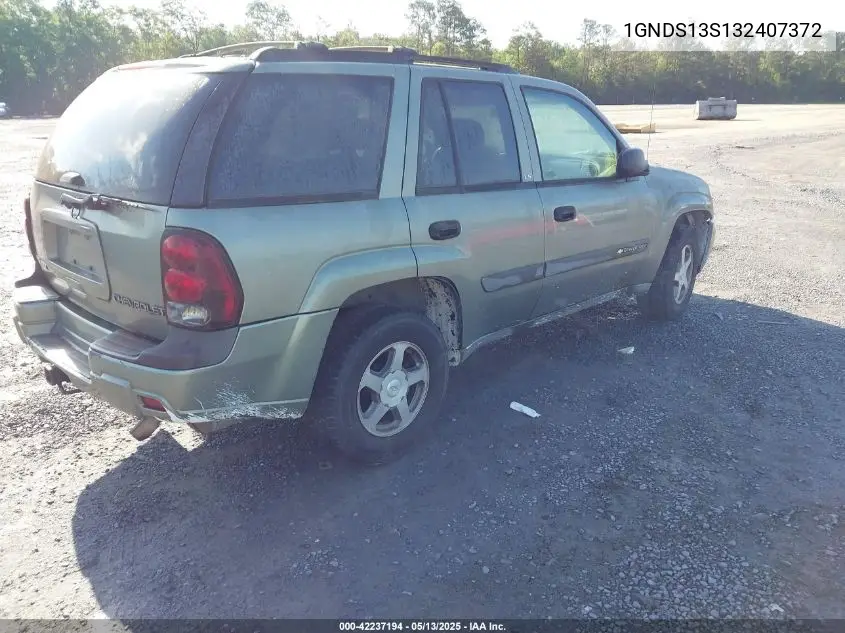 2003 Chevrolet Trailblazer Ls VIN: 1GNDS13S132407372 Lot: 42237194