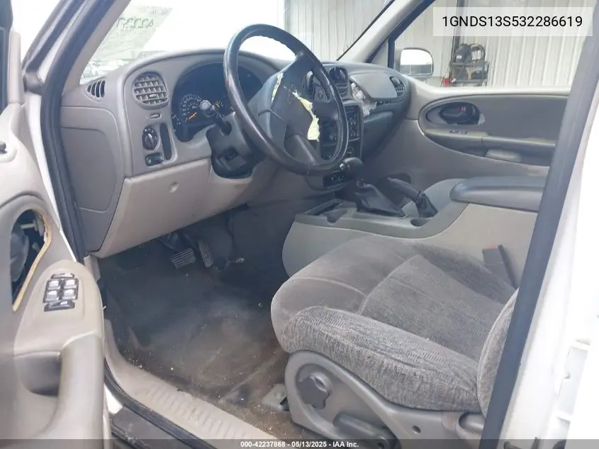 2003 Chevrolet Trailblazer Ls VIN: 1GNDS13S532286619 Lot: 42237868