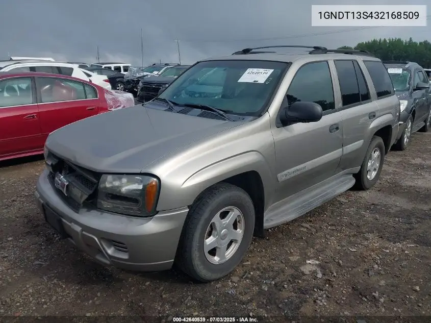 2003 Chevrolet Trailblazer Ls VIN: 1GNDT13S432168509 Lot: 42640539