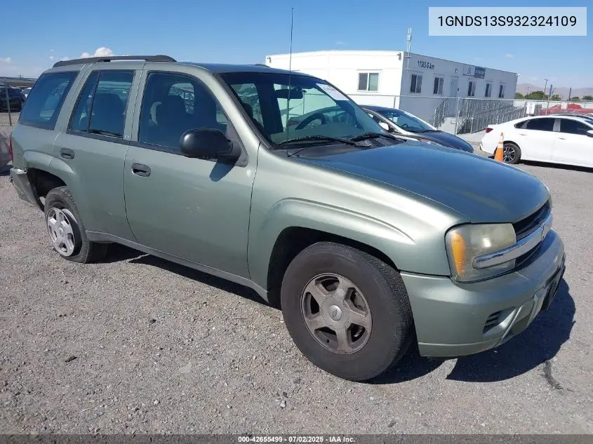 2003 Chevrolet Trailblazer Ls VIN: 1GNDS13S932324109 Lot: 42655499