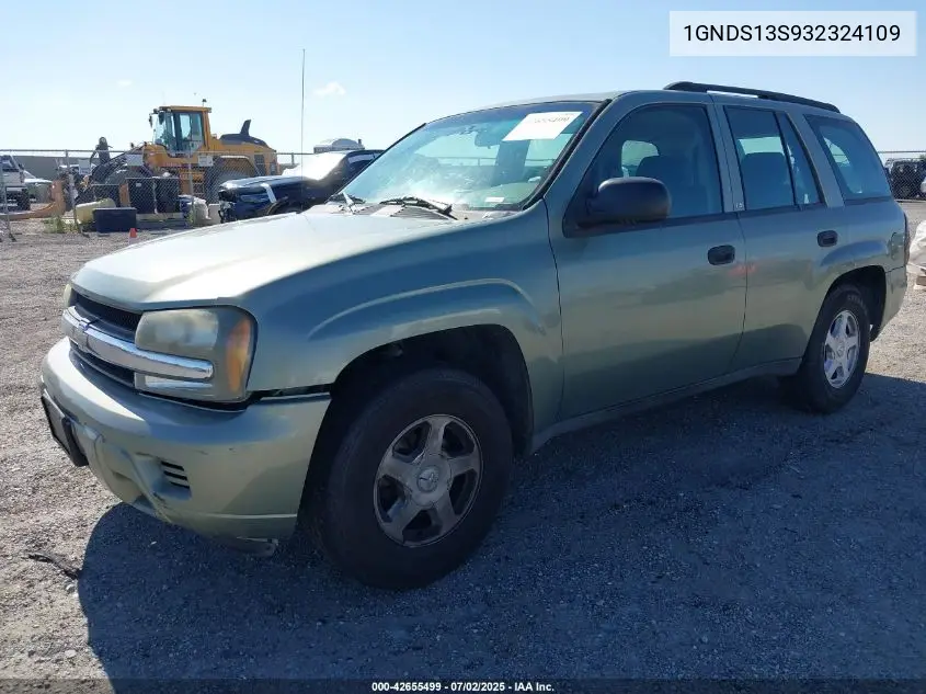 2003 Chevrolet Trailblazer Ls VIN: 1GNDS13S932324109 Lot: 42655499