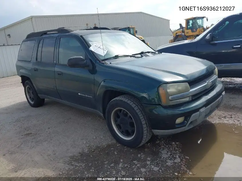 2003 Chevrolet Trailblazer Ext Lt VIN: 1GNET16S936212027 Lot: 42790220