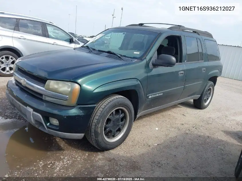 2003 Chevrolet Trailblazer Ext Lt VIN: 1GNET16S936212027 Lot: 42790220