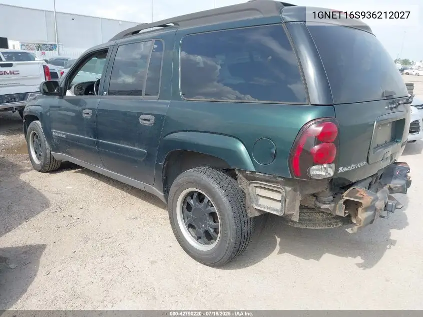 2003 Chevrolet Trailblazer Ext Lt VIN: 1GNET16S936212027 Lot: 42790220