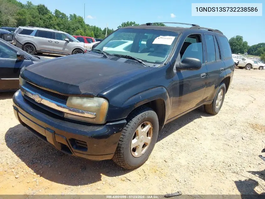 2003 Chevrolet Trailblazer Ls VIN: 1GNDS13S732238586 Lot: 42801099