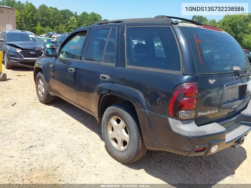 2003 Chevrolet Trailblazer Ls VIN: 1GNDS13S732238586 Lot: 42801099