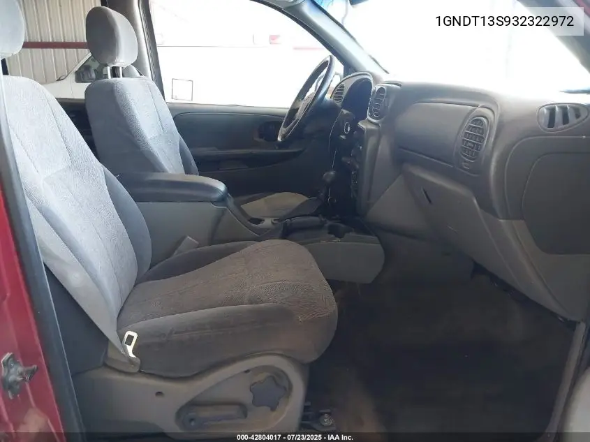2003 Chevrolet Trailblazer Lt VIN: 1GNDT13S932322972 Lot: 42804017