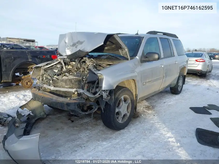 2004 Chevrolet Trailblazer Ext Ls/Lt/North Face Edition VIN: 1GNET16P746162595 Lot: 12218784X