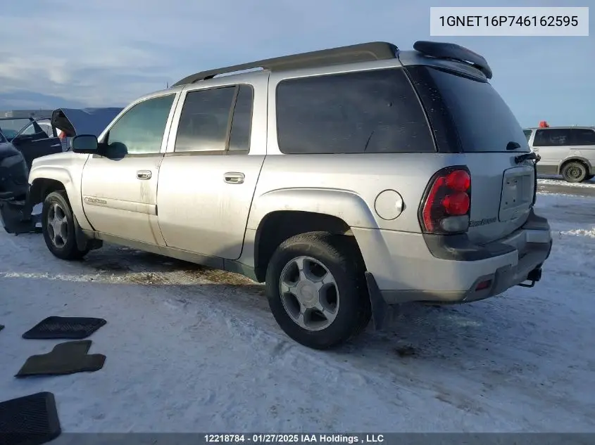 2004 Chevrolet Trailblazer Ext Ls/Lt/North Face Edition VIN: 1GNET16P746162595 Lot: 12218784X