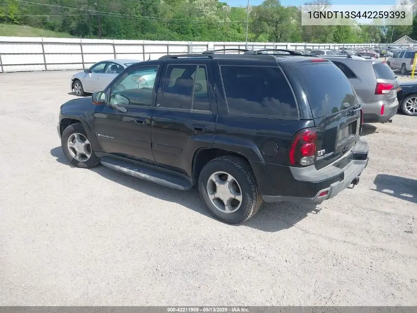 2004 Chevrolet Trailblazer Lt VIN: 1GNDT13S442259393 Lot: 42211909