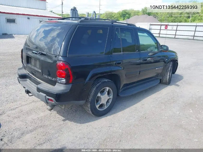 2004 Chevrolet Trailblazer Lt VIN: 1GNDT13S442259393 Lot: 42211909