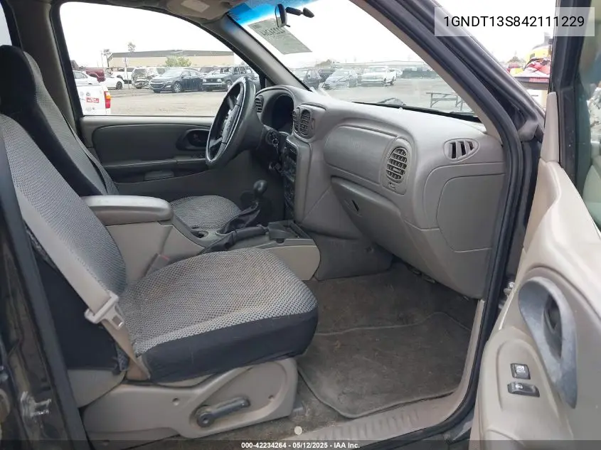 2004 Chevrolet Trailblazer Ls VIN: 1GNDT13S842111229 Lot: 42234264