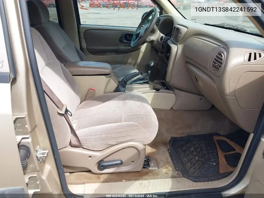 2004 Chevrolet Trailblazer Ls VIN: 1GNDT13S842241592 Lot: 42245353