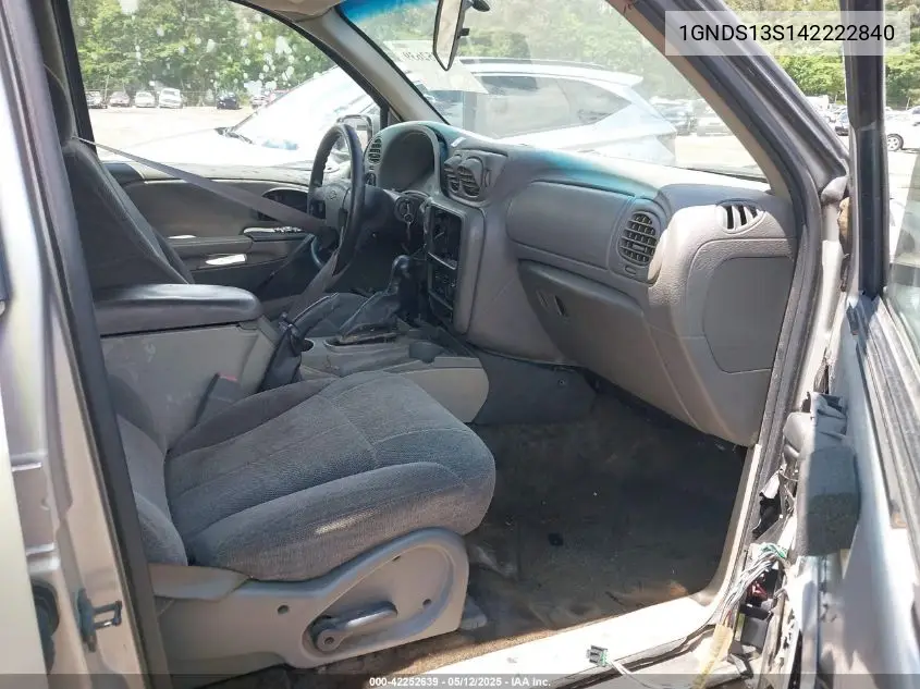 2004 Chevrolet Trailblazer Ls VIN: 1GNDS13S142222840 Lot: 42252639