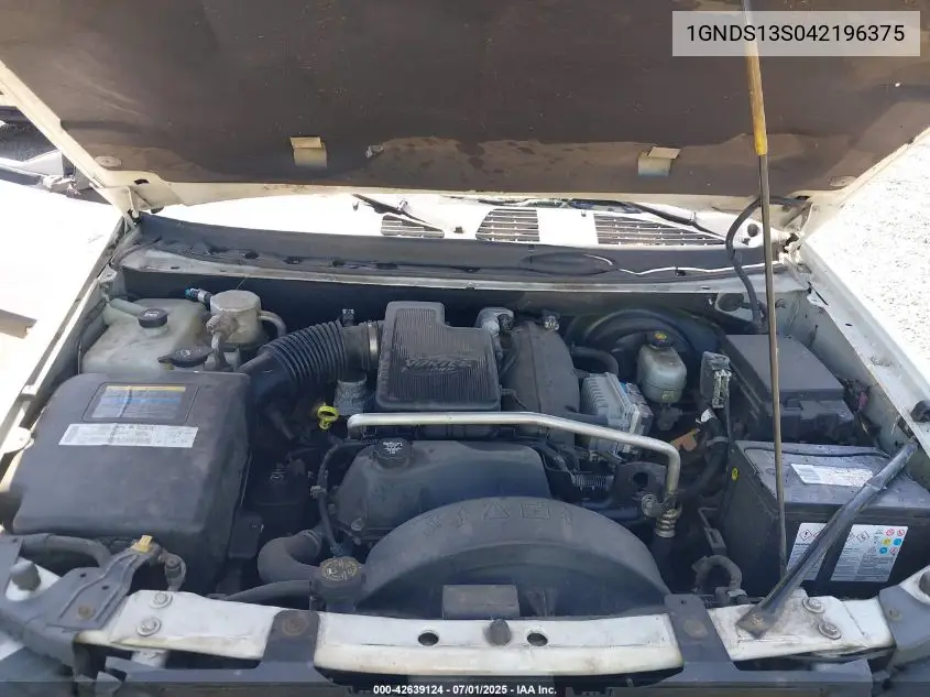 2004 Chevrolet Trailblazer Ls VIN: 1GNDS13S042196375 Lot: 42639124