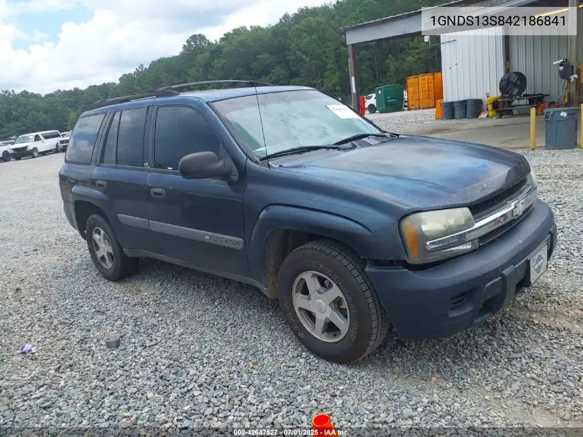 2004 Chevrolet Trailblazer Ls VIN: 1GNDS13S842186841 Lot: 42647527
