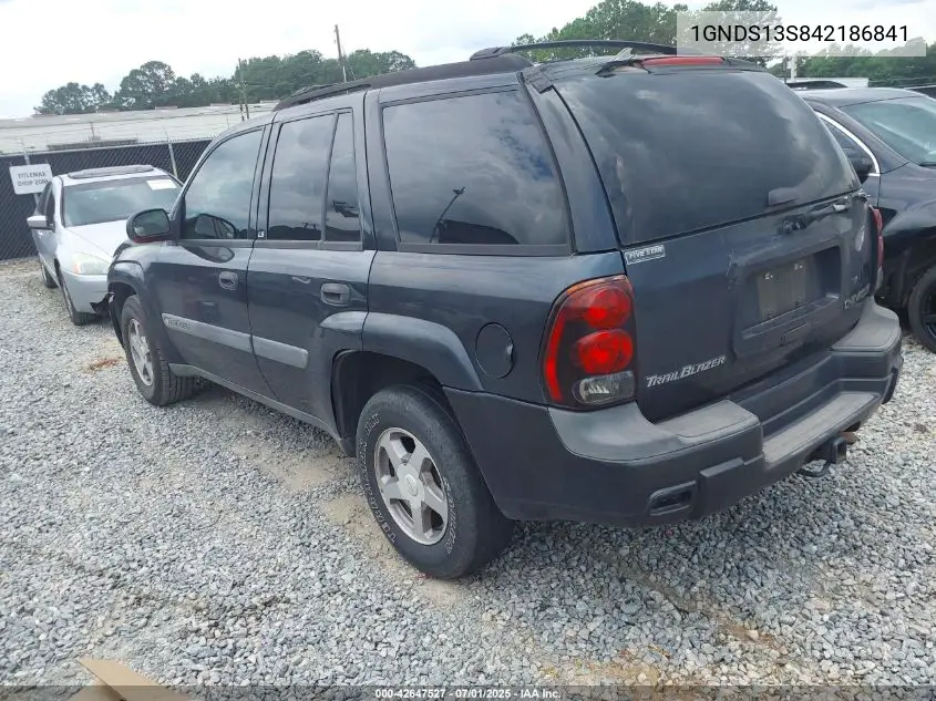 2004 Chevrolet Trailblazer Ls VIN: 1GNDS13S842186841 Lot: 42647527