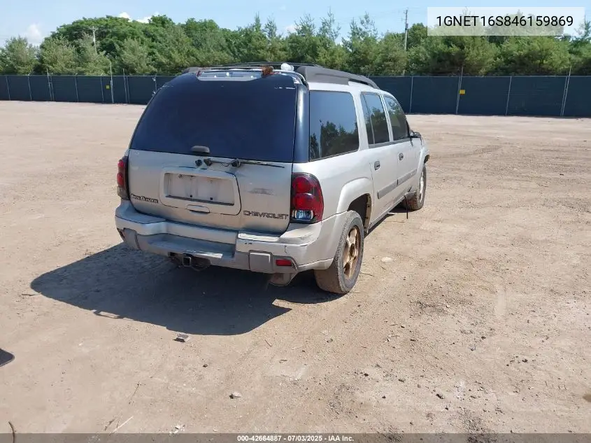 2004 Chevrolet Trailblazer Ext Ls VIN: 1GNET16S846159869 Lot: 42664887
