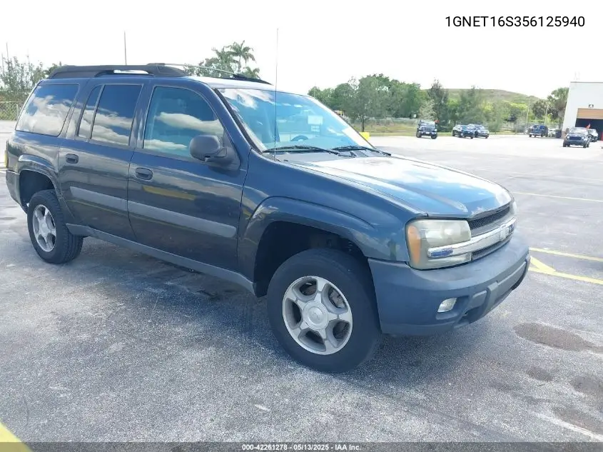 2005 Chevrolet Trailblazer Ext Ls VIN: 1GNET16S356125940 Lot: 42261278