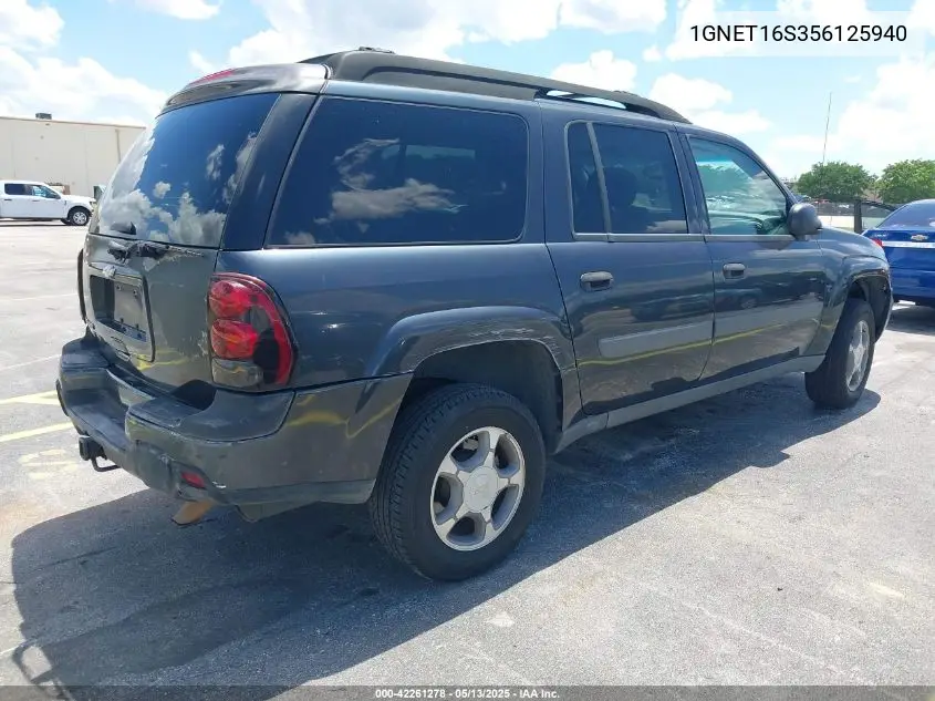 2005 Chevrolet Trailblazer Ext Ls VIN: 1GNET16S356125940 Lot: 42261278