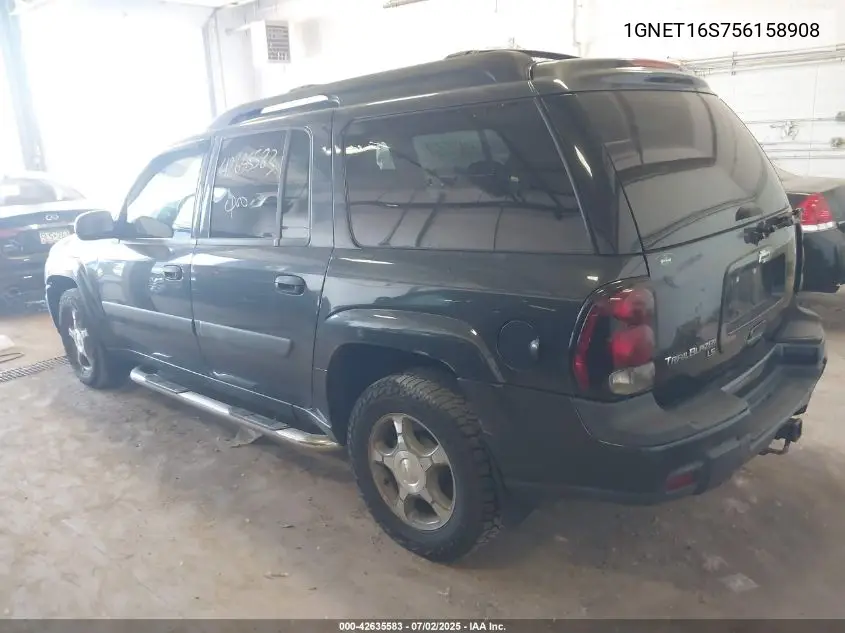 2005 Chevrolet Trailblazer Ext Ls VIN: 1GNET16S756158908 Lot: 42635583