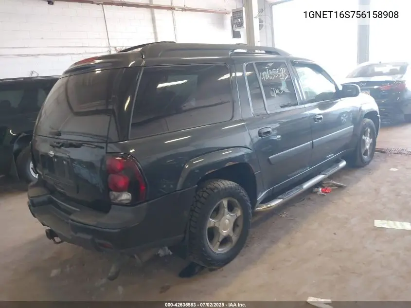 2005 Chevrolet Trailblazer Ext Ls VIN: 1GNET16S756158908 Lot: 42635583