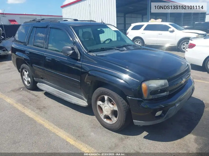 2005 Chevrolet Trailblazer Lt VIN: 1GNDS13S152101114 Lot: 42642474