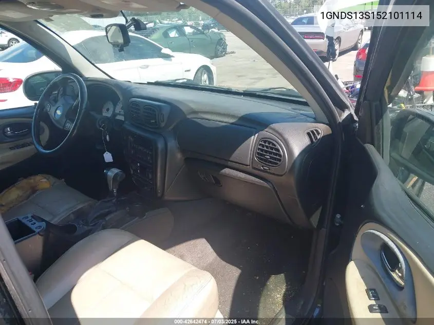 2005 Chevrolet Trailblazer Lt VIN: 1GNDS13S152101114 Lot: 42642474