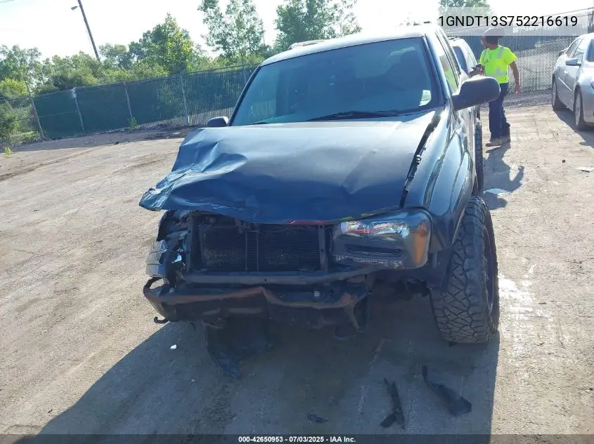 2005 Chevrolet Trailblazer Ls VIN: 1GNDT13S752216619 Lot: 42650953