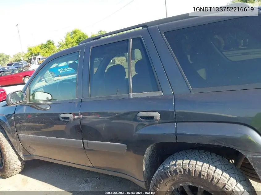 2005 Chevrolet Trailblazer Ls VIN: 1GNDT13S752216619 Lot: 42650953