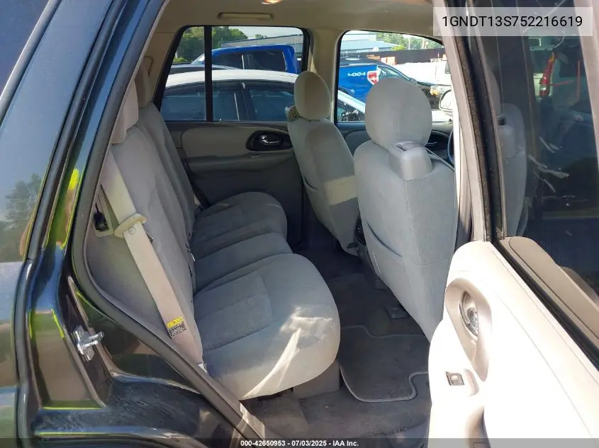 2005 Chevrolet Trailblazer Ls VIN: 1GNDT13S752216619 Lot: 42650953