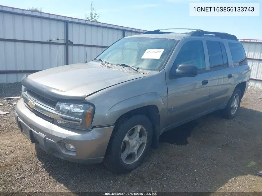 2005 Chevrolet Trailblazer Ext Ls VIN: 1GNET16S856133743 Lot: 42652687