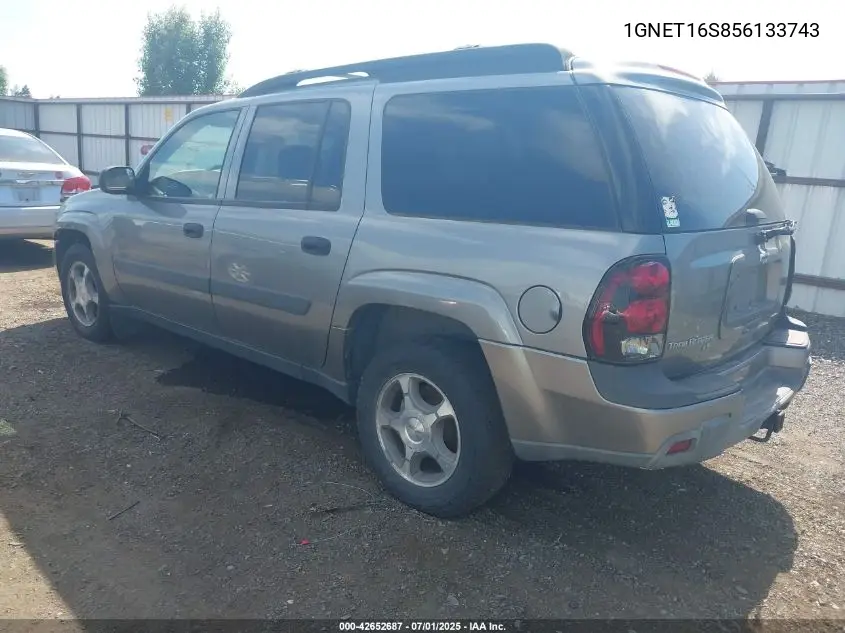 2005 Chevrolet Trailblazer Ext Ls VIN: 1GNET16S856133743 Lot: 42652687