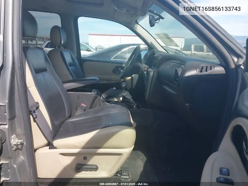 2005 Chevrolet Trailblazer Ext Ls VIN: 1GNET16S856133743 Lot: 42652687