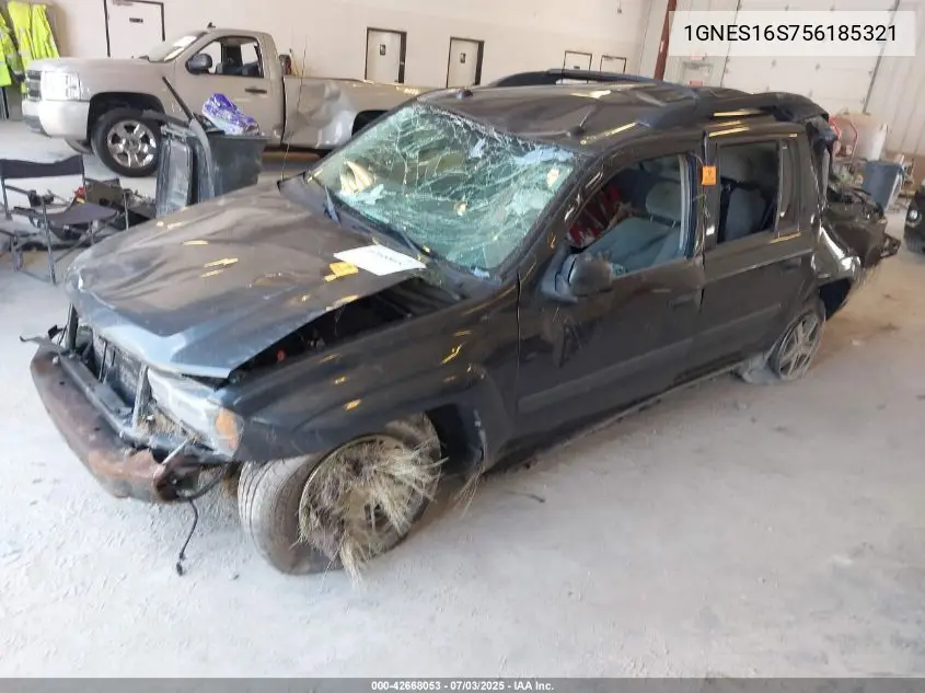 2005 Chevrolet Trailblazer Ext Ls VIN: 1GNES16S756185321 Lot: 42668053