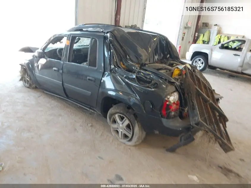 2005 Chevrolet Trailblazer Ext Ls VIN: 1GNES16S756185321 Lot: 42668053
