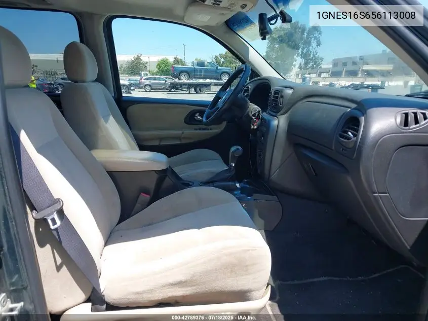 2005 Chevrolet Trailblazer Ext Lt VIN: 1GNES16S656113008 Lot: 42789376