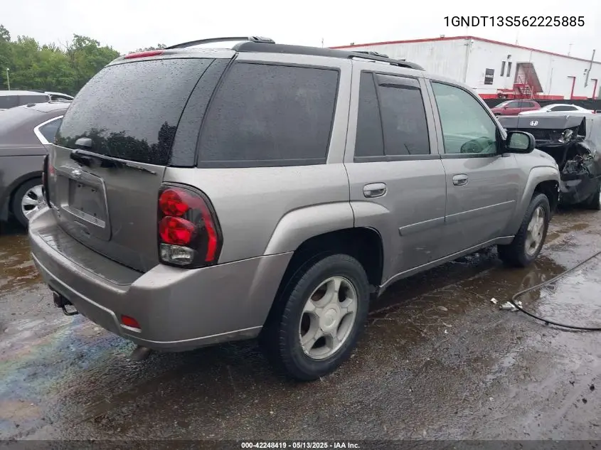 2006 Chevrolet Trailblazer Lt VIN: 1GNDT13S562225885 Lot: 42248419